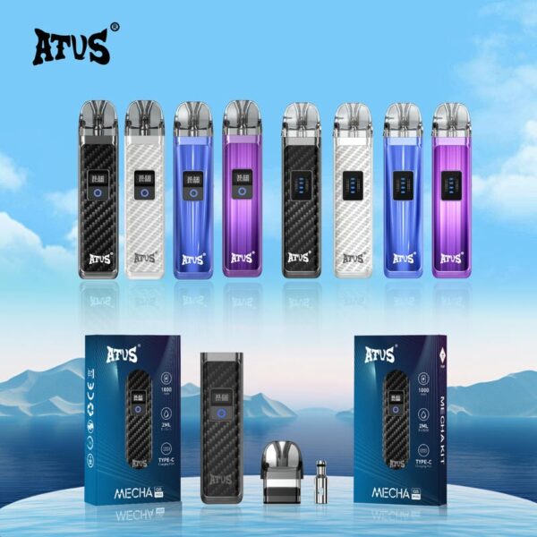 ATVS MECHA Mini Pro – DIY-Friendly Refillable Pod Pen (No E-Liquid Included)