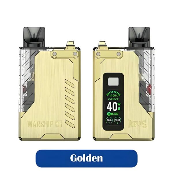 ATVS WARSHIP PRO Refillable Pod Vape – 600 Puffs | Compact & Rechargeable (No E-Liquid)