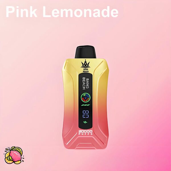 Bang Beach 20000 Puffs Disposable Vape LED Display 0 to 5 Percent Nicotine 20K Puff Electronic Cigarette Pod