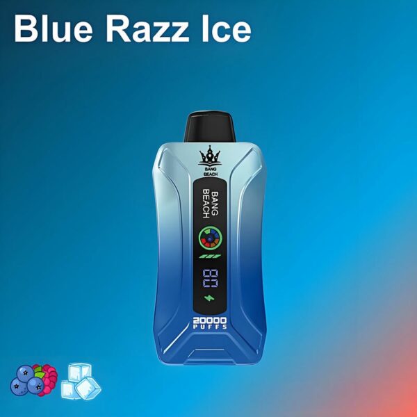 Bang Beach 20000 Puffs Disposable Vape LED Display 0 to 5 Percent Nicotine 20K Puff Electronic Cigarette Pod