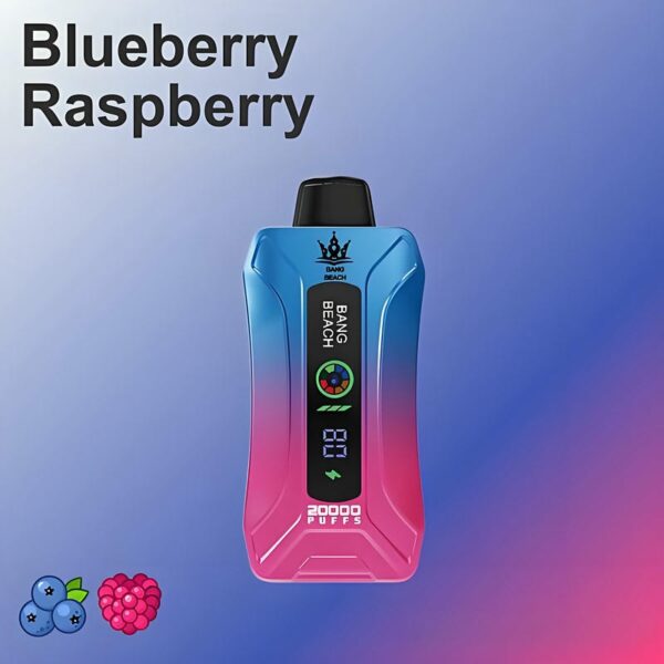 Bang Beach 20000 Puffs Disposable Vape LED Display 0 to 5 Percent Nicotine 20K Puff Electronic Cigarette Pod