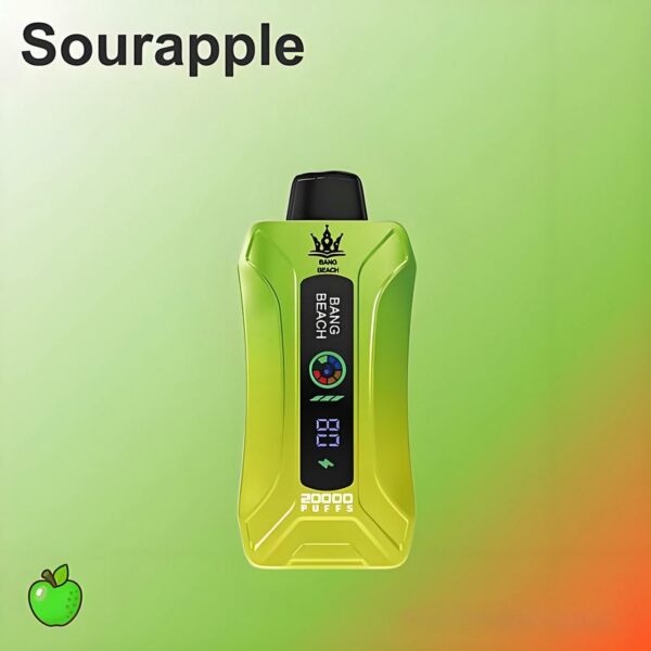 Bang Beach 20000 Puffs Disposable Vape LED Display 0 to 5 Percent Nicotine 20K Puff Electronic Cigarette Pod