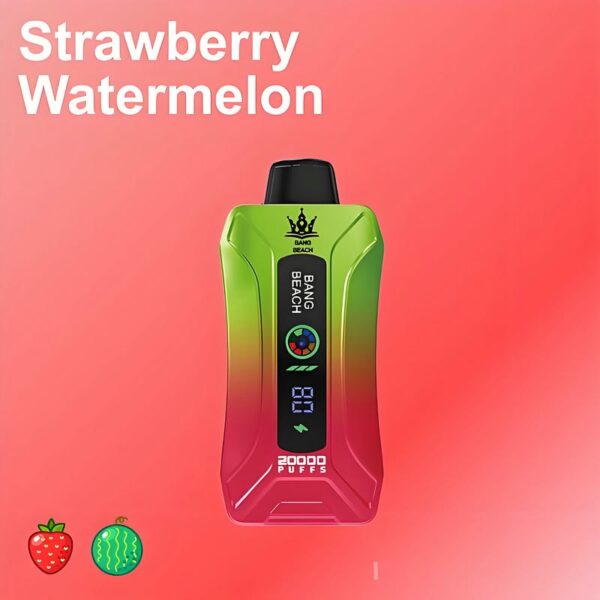 Bang Beach 20000 Puffs Disposable Vape LED Display 0 to 5 Percent Nicotine 20K Puff Electronic Cigarette Pod