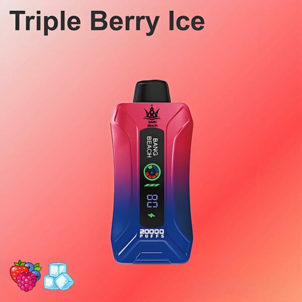 Bang Beach 20000 Puffs Disposable Vape LED Display 0 to 5 Percent Nicotine 20K Puff Electronic Cigarette Pod