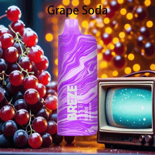 BS BS8500 Vape by Breze Stiik – 8500 Puffs with 17mL E-liquid, 2% or 5% Nicotine, Mesh Coil, and Type-C Rechargeable Battery