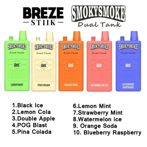 BS SmokySmoke 16000 – Long-Lasting Disposable Vape with Dual Pods & 650mAh Battery