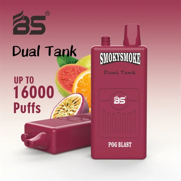 BS SmokySmoke 16000 – Long-Lasting Disposable Vape with Dual Pods & 650mAh Battery