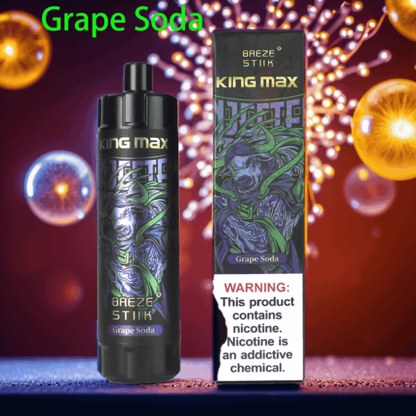 Breze Stiik BS KingMax 10000 – 20mL Mesh Coil Disposable Vape with Adjustable Airflow & Type-C Charging (0%–2% Nicotine)