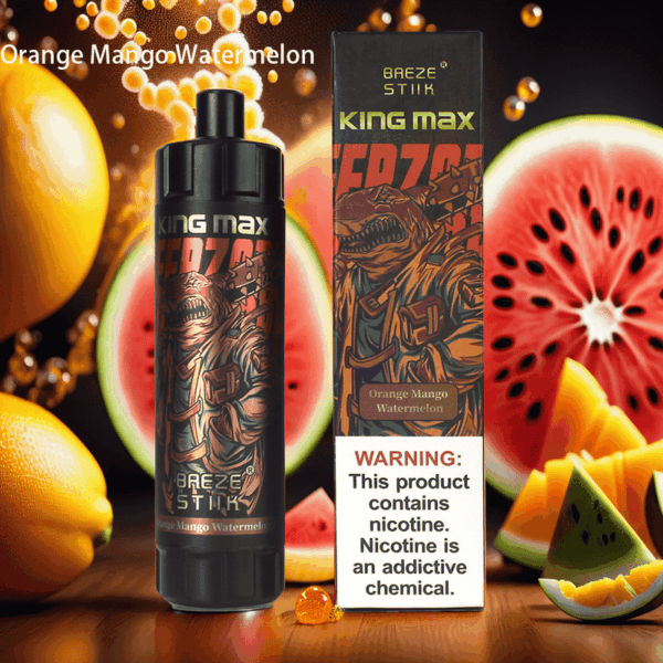 Breze Stiik BS KingMax 10000 – 20mL Mesh Coil Disposable Vape with Adjustable Airflow & Type-C Charging (0%–2% Nicotine)