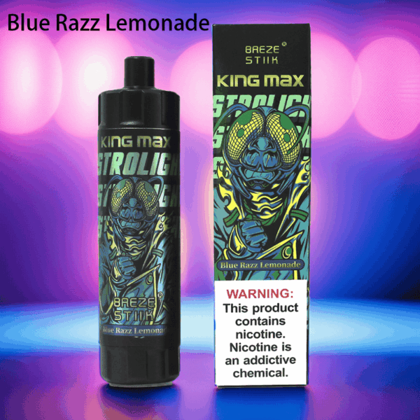 Breze Stiik BS KingMax 10000 – 20mL Mesh Coil Disposable Vape with Adjustable Airflow & Type-C Charging (0%–2% Nicotine)