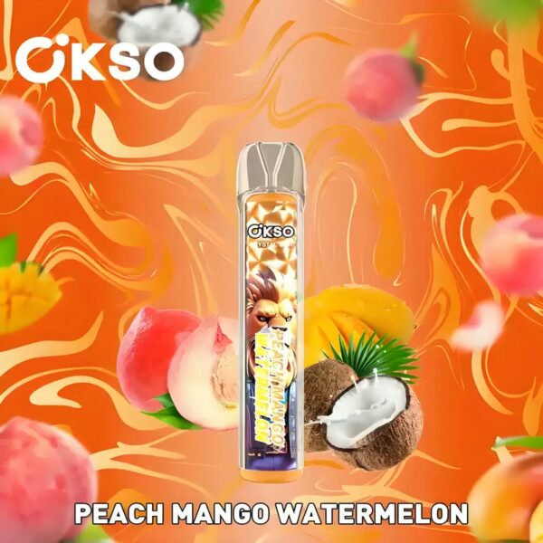 OKSO Crystal Bar 800 – Compact & Flavorful Disposable Vape for On-the-Go Vaping