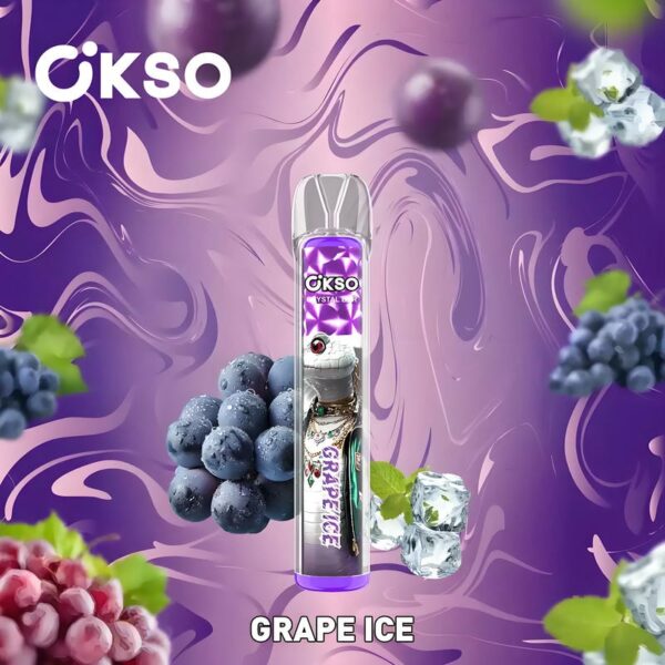 OKSO Crystal Bar 800 – Compact & Flavorful Disposable Vape for On-the-Go Vaping