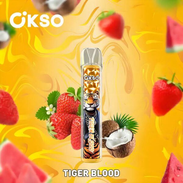 OKSO Crystal Bar 800 – Compact & Flavorful Disposable Vape for On-the-Go Vaping