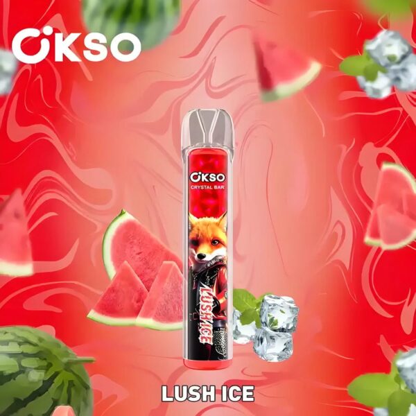 OKSO Crystal Bar 800 – Compact & Flavorful Disposable Vape for On-the-Go Vaping