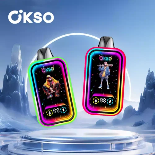 OKSO Magic Mirror 50000 – Stylish Disposable Vape with Dual Coils & Massive Puff Count
