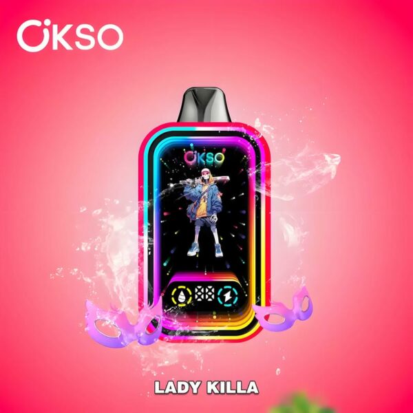 OKSO Magic Mirror 50000 – Stylish Disposable Vape with Dual Coils & Massive Puff Count