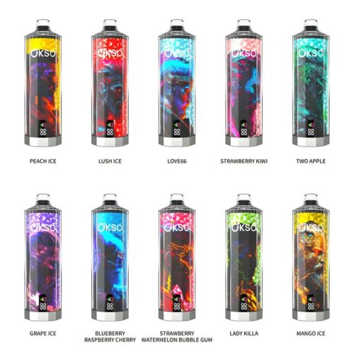 OKS0 Shisha Hookah Mega 50000 - Ultimate 50K Puffs Disposable Vape with Triple Mesh Coil