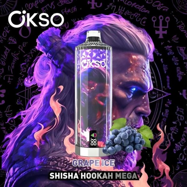 OKS0 Shisha Hookah Mega 50000 - Ultimate 50K Puffs Disposable Vape with Triple Mesh Coil