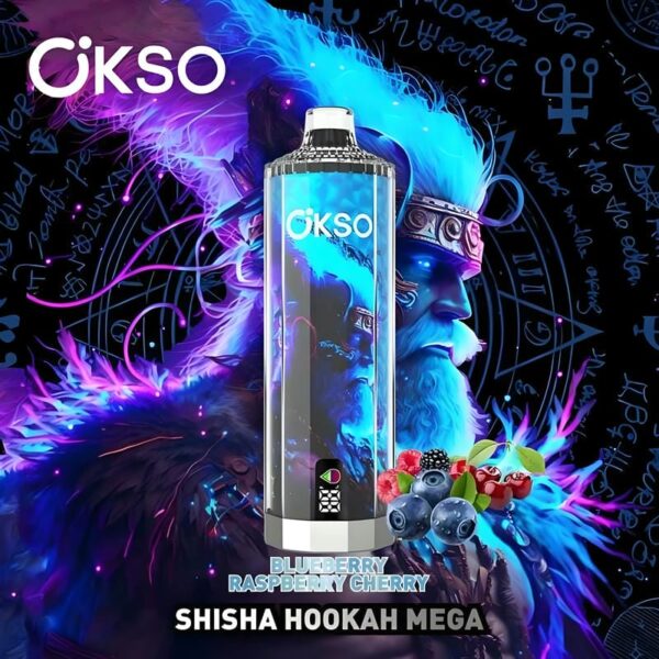 OKS0 Shisha Hookah Mega 50000 - Ultimate 50K Puffs Disposable Vape with Triple Mesh Coil