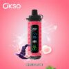 Okso Shisha Max 40K Disposable Vape – 40,000 Puffs, Dual Mode, Digital Display, 36mL