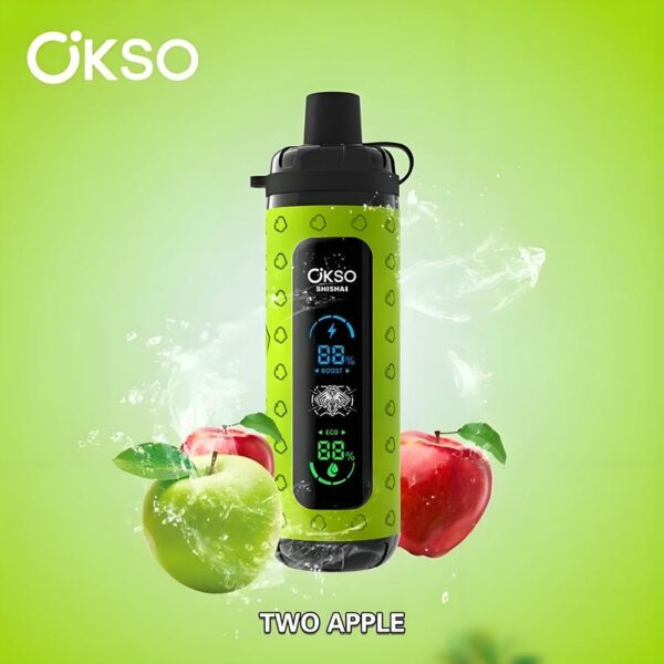 Okso Shisha Max 40K Disposable Vape – 40,000 Puffs, Dual Mode, Digital Display, 36mL
