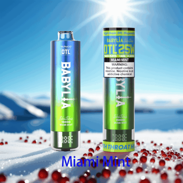 VAPMOD BABYLIA 15000 Puffs DTL Disposable Vape – Long-lasting & Smooth Draw