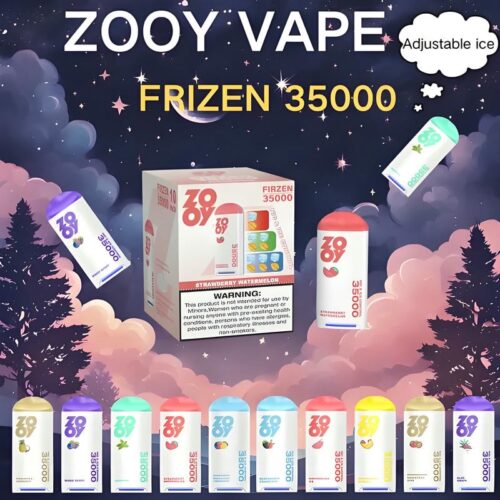 ZOOY FIRZEN 35000 Puffs – Dual Flavor Disposable Vape with Adjustable Ice Level & Smart Display