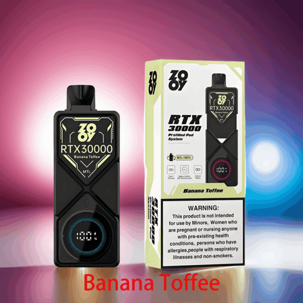 ZOOY RTX 30000 Puff Disposable – High Puff Count, Fast Charging, Smooth Draw