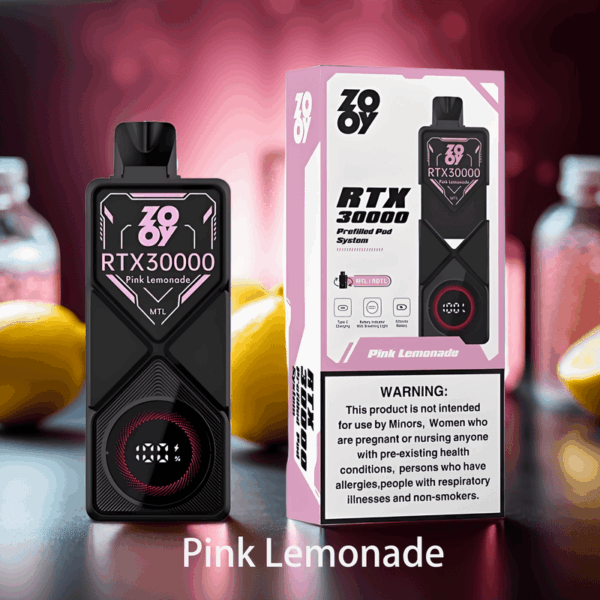 ZOOY RTX 30000 Puff Disposable – High Puff Count, Fast Charging, Smooth Draw