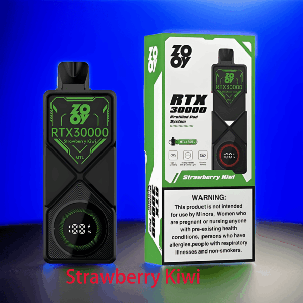 ZOOY RTX 30000 Puff Disposable – High Puff Count, Fast Charging, Smooth Draw