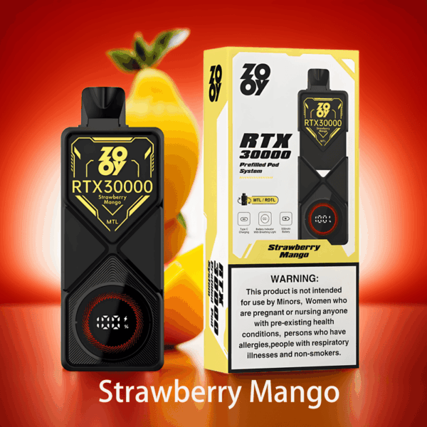 ZOOY RTX 30000 Puff Disposable – High Puff Count, Fast Charging, Smooth Draw