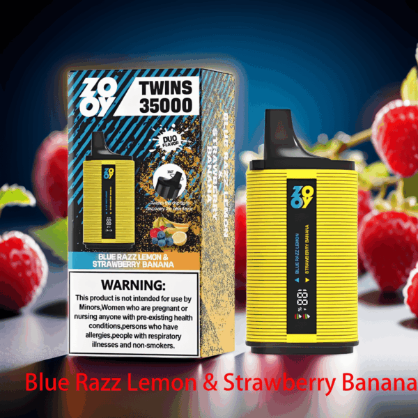 ZOOY TWINS 35000 Puffs Dual Flavor Disposable Vape – Switch Instantly Between Flavors