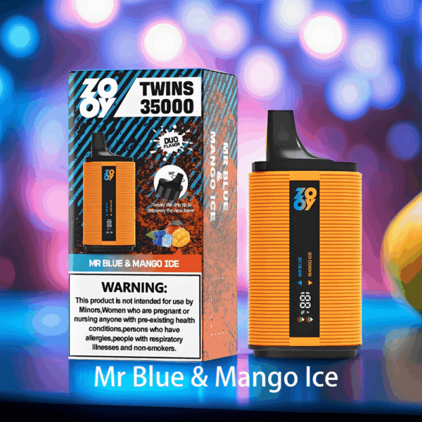 ZOOY TWINS 35000 Puffs Dual Flavor Disposable Vape – Switch Instantly Between Flavors