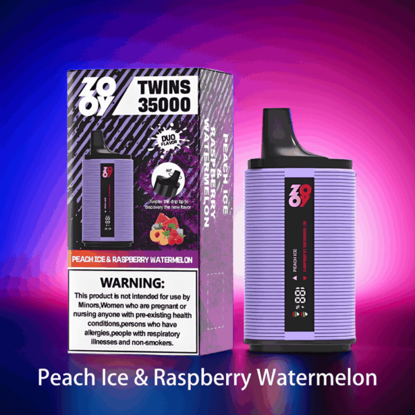 ZOOY TWINS 35000 Puffs Dual Flavor Disposable Vape – Switch Instantly Between Flavors