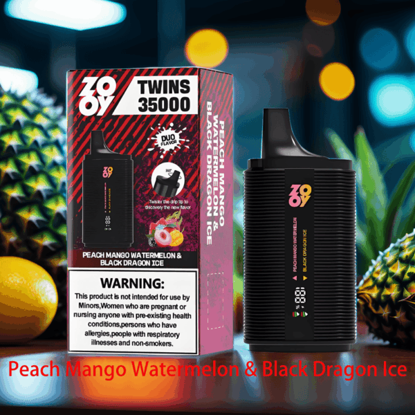 ZOOY TWINS 35000 Puffs Dual Flavor Disposable Vape – Switch Instantly Between Flavors