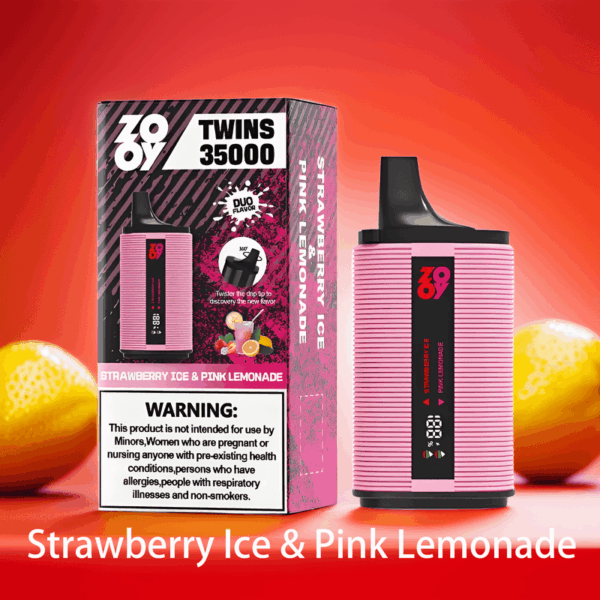 ZOOY TWINS 35000 Puffs Dual Flavor Disposable Vape – Switch Instantly Between Flavors