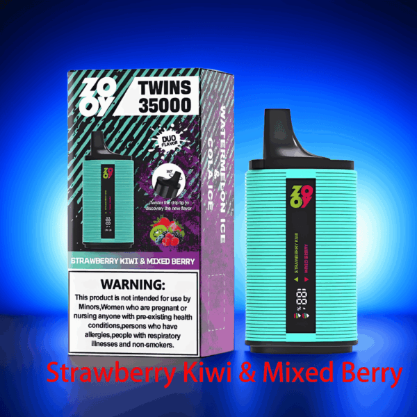 ZOOY TWINS 35000 Puffs Dual Flavor Disposable Vape – Switch Instantly Between Flavors