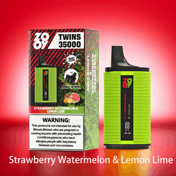 ZOOY TWINS 35000 Puffs Dual Flavor Disposable Vape – Switch Instantly Between Flavors