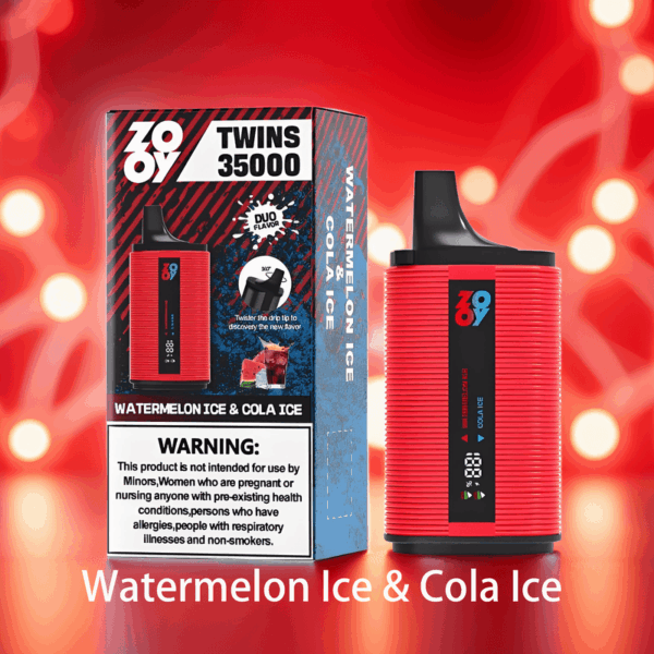 ZOOY TWINS 35000 Puffs Dual Flavor Disposable Vape – Switch Instantly Between Flavors