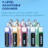 Gazzbar Ice God 50000 Puffs Disposable Vape – Adjustable Ice Level, LCD Display, Ultimate Cooling Experience