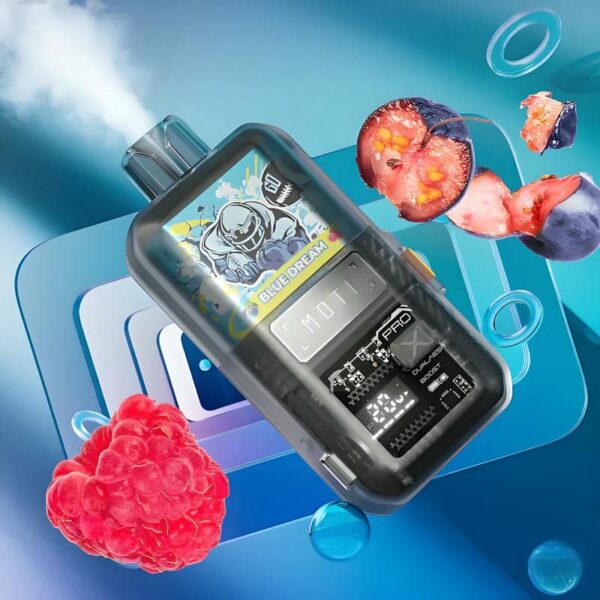 MOTI GO PRO 12K Puffs – Replaceable Pod Vape with Smart Screen & MTL/RDL Modes